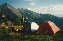 23 campement a la cabane de la Selle