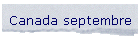 Canada septembre